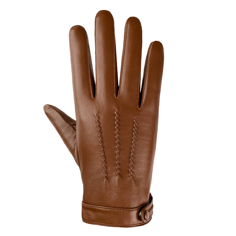 Leather Driving Glove - Guanti da uomo in vera pelle