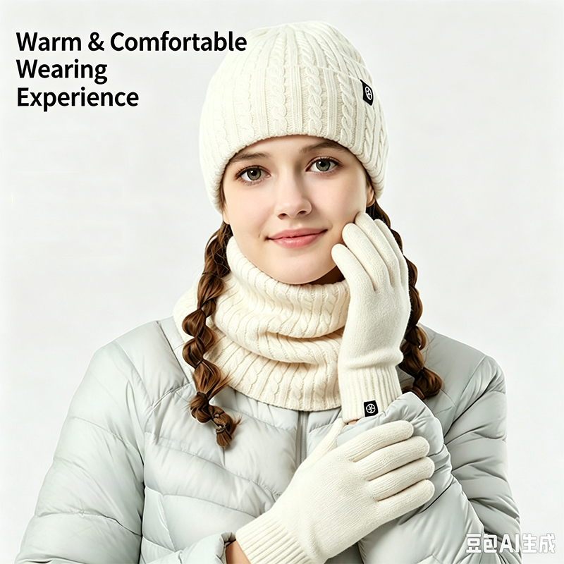 Set da tre pezzi in maglia con - Wool Glove Lined recensione e prezzo