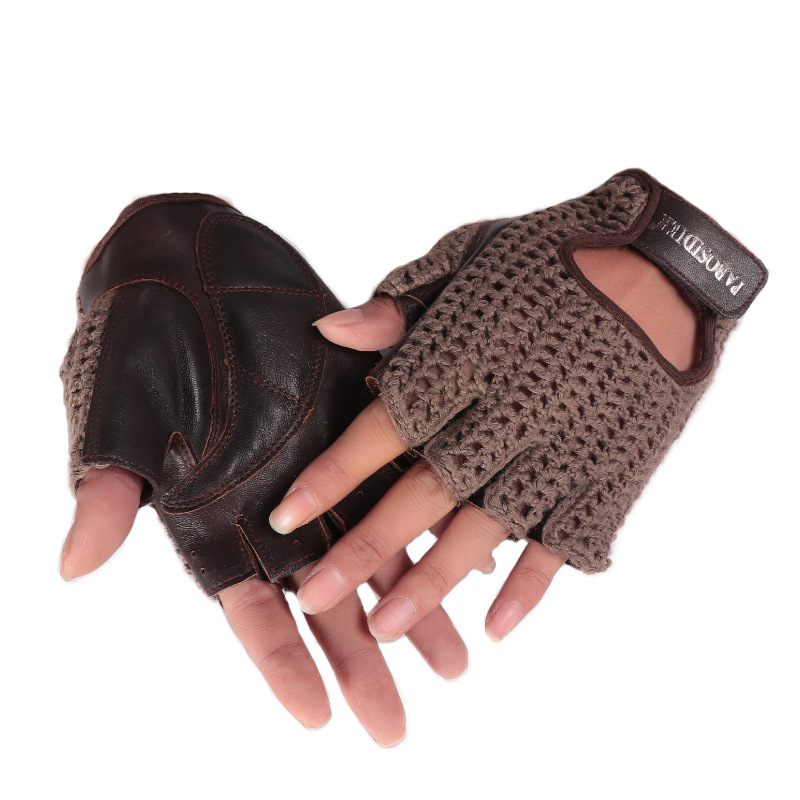 Guanti Unisex Estivi a Mezze D - Leather Driving Glove recensione e prezzo
