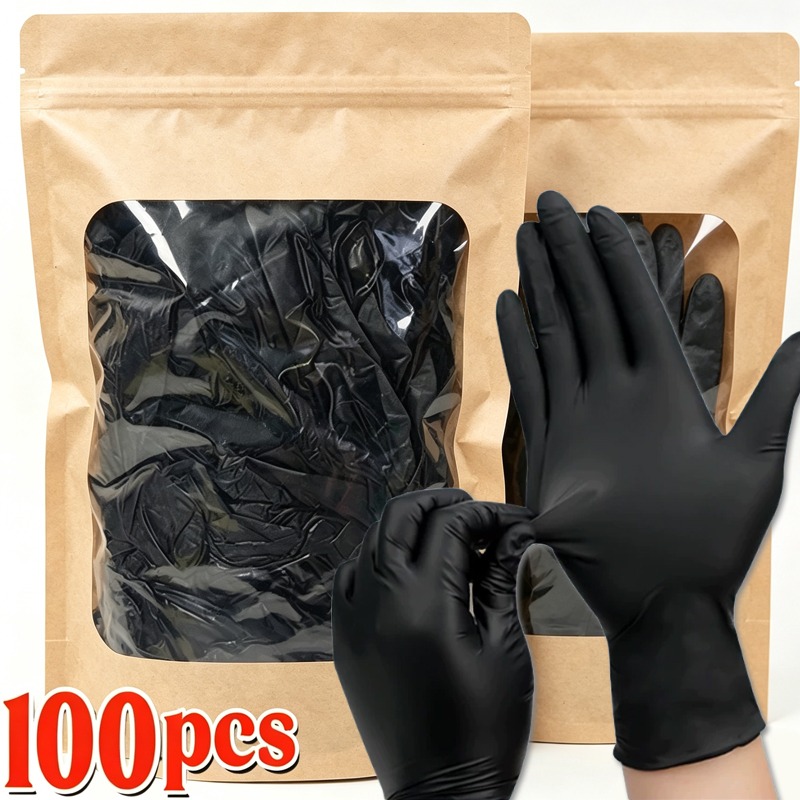 1/100 Pezzi Guanti Monouso Ner - Latex Disposable Glove recensione e prezzo